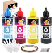 Koala Sublimation Ink Refill Bottle Compatible with ET-2720 ET-2760 ET-2800 ET-2803 ET-2850 ET-3760 WF-7710 WF-7720 C68 C88 for Heat Transfer on Mugs, Polyester Shirts, Mat, etc