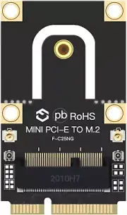 M.2 to Pcie Converter for Laptop NGFF M.2 Key A+E Wifi Bluetooth Card to Mini PC