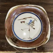 Dansk Niels Refsgaard 13”Square HERON Bird SERVING PLATTER PLATE LOW BOWL