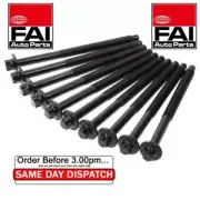 Head Bolts FAI FOR DS DS3 DS4 DS5 DS7 FIAT SCUDO MAZDA 2 3 5 1.4 1.6 DIESEL