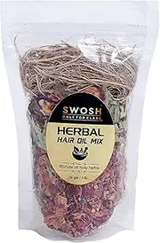 SWOSH Hair Jadibutti Mixture For Hair Oil Infusion 30 gm For Complete Hair Care