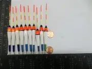 10 NEW WOOD SLIP FLOATS / BOBBERS PANFISH ICE FISHING NO FREEZE UP ON LINE B224
