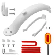Scooter Mudguard with Rear Taillight Back Guard for Xiaomi Mijia M365 M187 Pro