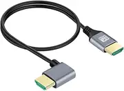 Lyaciomn HDTV 2.1 8K Elbow Multi-Function -Compatible Interface HD Portable Line Display Computer Set-Top Box TV Cable,D