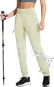 [ANGEL CITIZ] Womens Hiking Pants Lightweight Quick Dry Outdoor Athletic Travel Casual Loose Comfy Cute Pockets