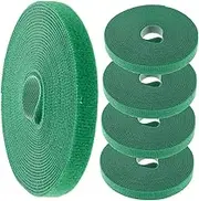Angoily 5 Rolls of Self Adhesive Hook and Loop Tape 12mm x Cable Management Ties for Organizing Wires Plant Ties and More Strips for Use