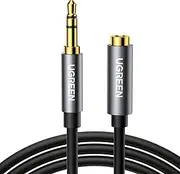 UGREEN 3.5mm Headphone Extension Cable, 3.5mm TRS Male to Female Stereo Extension Cord Adapter, Gold Plated Audio Aux Jack Extender Compatible with iPhone iPad Smartphones Tablets Media Players, 1M