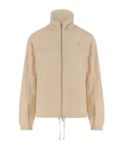 Burberry Logo Plaque Zipped Jacket UK8,UK10,UK6,UK4,UK2 TEACUP