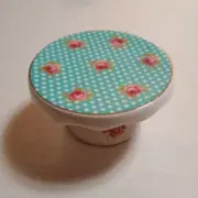 Vintage Grace’s Teaware Floral Cupcake Pedestal RARE 3.75"