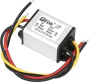 12v to 3.7v Buck Converter, DROK DC 8-35V to 3.7V 3A 11W Voltage Regulator Board Power Supply Module, 5V 6V 9V 12V 24V Waterproof Car Volt Step Down Buck Converter
