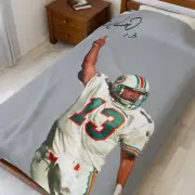 Dan Marino Miami Dolphins NFL Fan Velveteen Plush Blanket