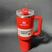 Stanley Red Valentine Heart 40oz Quencher H20 Tumbler TARGET EXCLUSIVE Authentic