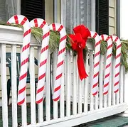 Tetor Inflatable Candy Canes for Christmas and Party Decorations - Outdoor Balloons (6)