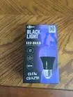 LED Black Light Bulb Neon UV 40W Standard Socket Fit. Indoor Use. New. LEDeez