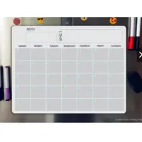在飛比找蝦皮購物優惠-A3 軟磁日程表可擦冰箱日曆程序留言板白板黑板
