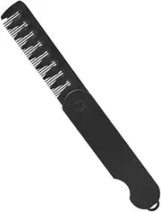 LALADEFIEE Wide Tooth Folding Oil Comb Travel Size Hair Brush for Men Beard Comb for Men Gentle Grooming for Travel