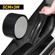 5CMX300CM Carbon Fiber Car Sticker Door Sill Scuff Anti Scratch Protector Tapes (for: Fiat)