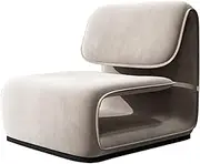VEMART Lazy Sofa Living Room Single-Seat Sofa Chair Fabric Textile, Metal