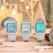 Casio Classic AQ-230A-2A2 Retro Digital Analog Alarm Unisex Watch 3 Color AQ230