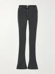 [Magda Butrym] Magda Butrym - High-rise Flared Jeans - Gray - FR 42 FR 42 Gray