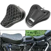 Motorcycle Black Diamond Front Driver Rider Solo Seat For Harley Sportster 883 1200 Custom 1100 Xlh1100 Roadster Xls 1983-2003