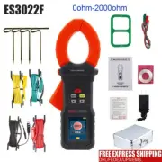 ES3022F 0ohm-2000ohm Ground Pile Clamp Earth Resistance Tester Bluetooth Type