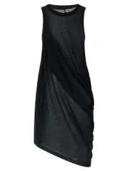[Rick Owens] Rick Owens-Anthem Tank Top Nero-Uomo S