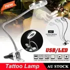 Flexible USB Clamp Clip On LED Lights Reading Table Desk Bed Bedside Night Lamp