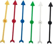 CIYODO 12pcs Random Color 10cm Rotating Pointer Toys Prize Wheel Game for Boys and Girls Desktop Pointer Toy Hand-Eye Coordination