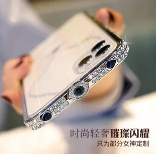 蘋果11手機殼水鉆iPhone11金屬邊框iPhone11promax奢華鑲鉆邊框外殼11pro鋼化后蓋膜11max防摔網紅新款保護套