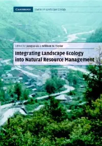 在飛比找博客來優惠-Integrating Landscape Ecology 