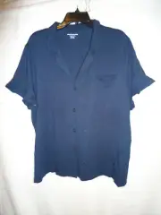Amazon Essentials Women's Short-Sleeves Shirt Button Up Shirt Top XXL (CS)
