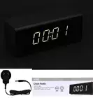 Digital LED SmartSet Alarm Clock Radio with AM/FM Radio - Black