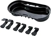 Amagogo Salon Storage Rack Shower Gel Rack Shampoo Holder,Salon Tray Attachment,for Coloring Bowls Hair Stylist Hairdressing Tools
