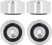 4Pcs Speaker Stand, Aluminum Alloy Turntable Speakers Stand Feet Shock Absorber Amplifier Pads Feet, Subwoofer Isolation Pads, Feet for Electronics, HiFi Speaker Accessories