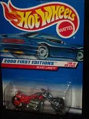 2000 First Editions -#36 Blast Lane 2000 Card #2000-96 Collectible Collector Car Mattel Hot Wheels 1:64 Scale