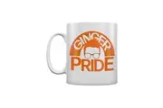 Grindstore Ginger Pride Mug (White/Orange) (One Size)