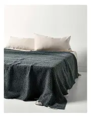 [Aura Home] Waffle Bed Cover in Greystone