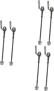 6 Pcs Quick Release Accessories Bike Wheel Skewer for Trainer Training Replacement Part Quick Release Skewer Bike Axle Skewer Skewers Skewer for Mountain Bike Trainer Steel