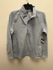 Eddie Bauer Women Quest Raglan Fleece 1/4 zip jacket NWT blue sz M