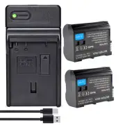 2x Battery +Charger Nikon Z 8 D780 D7000 D810E D7200 D800E Z 7II Digital Camera