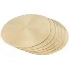 Round Braided Placemats Set of 6 Table Mats for Dining Tables Woven3693