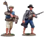 31009 - Confederate Infantry Marching Set No. 2 - ACW - Britains