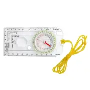 Compasses Scale Ruler Glass Multifunction Equipment for Hiking