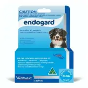 Endogard All wormer BLUE for Extra Large Dogs 35 Kg - 2 pack Worming Tablets