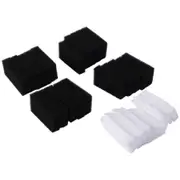 CPAP Filters - Foam Filter and Ultra Fine Filters - Suitable for Ventilator - 40Pcs White Black