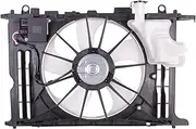 TYG Engine Radiator Cooling Fan Assembly for 2014-2019 Toyota Corolla L4/1.8 W/Shroud Upper W/PWM | OE No. 167110T131 | Partslink No. TO3115192