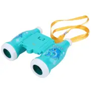 (Blue)6 Times Mini Binoculars With Strap Children Educational Toys FA