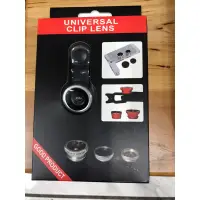 在飛比找蝦皮購物優惠-Universal clip lens 手機三合一鏡頭組 魚