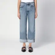 [AGOLDE] Light blue Fran jeans in organic denim with turn-ups 29 Light blue
